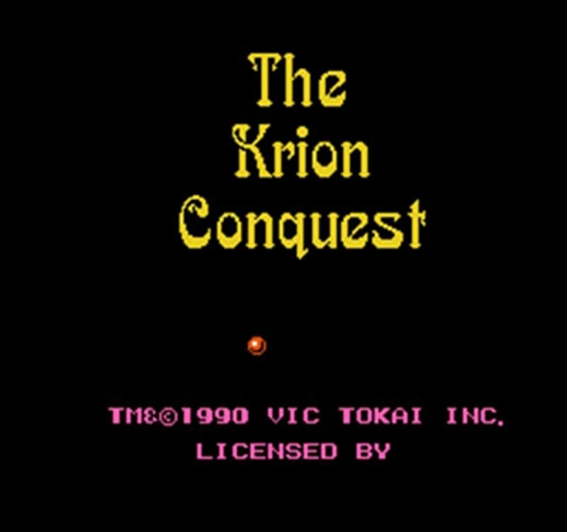 Игровой Картридж для 8-битной игровой консоли Krion Conquest, 60 контактов, английская версия (art.: 3a39d792b3e) - 3a39d792b3e