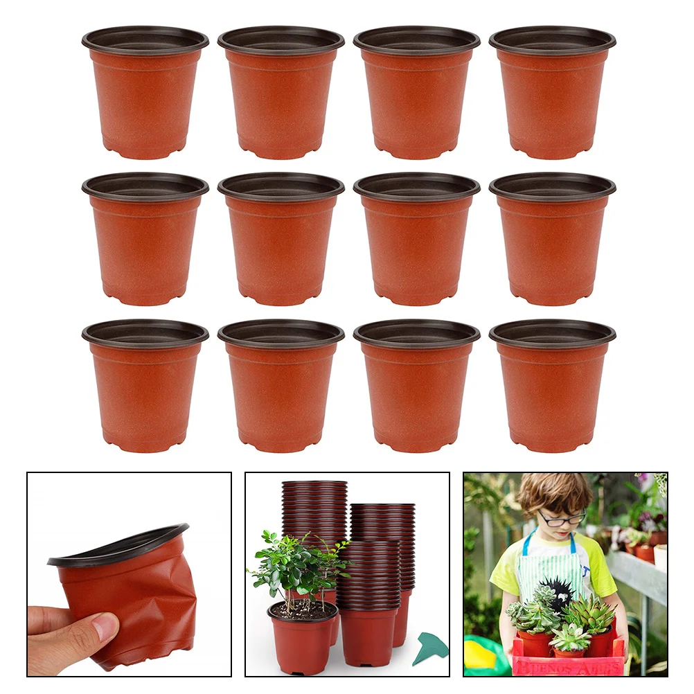 

50Pcs Succulent Flowers Pot Plant Starter Pots Simple Nursery Pots Garden Tools