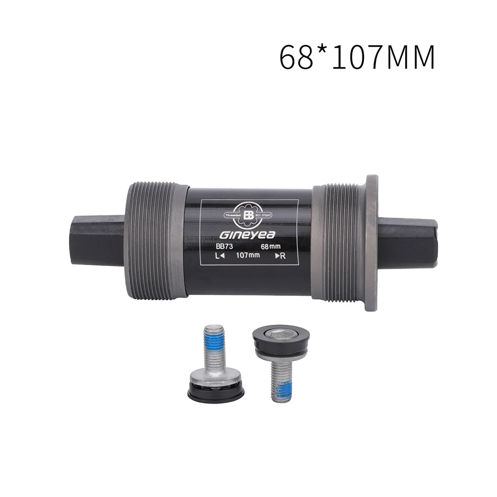 

Bicycle Square Hole Central Axle Folding Car Peilin Bearing Integrated Axle 103-126mm BB73-68mm For Variable Speed Dead Fly