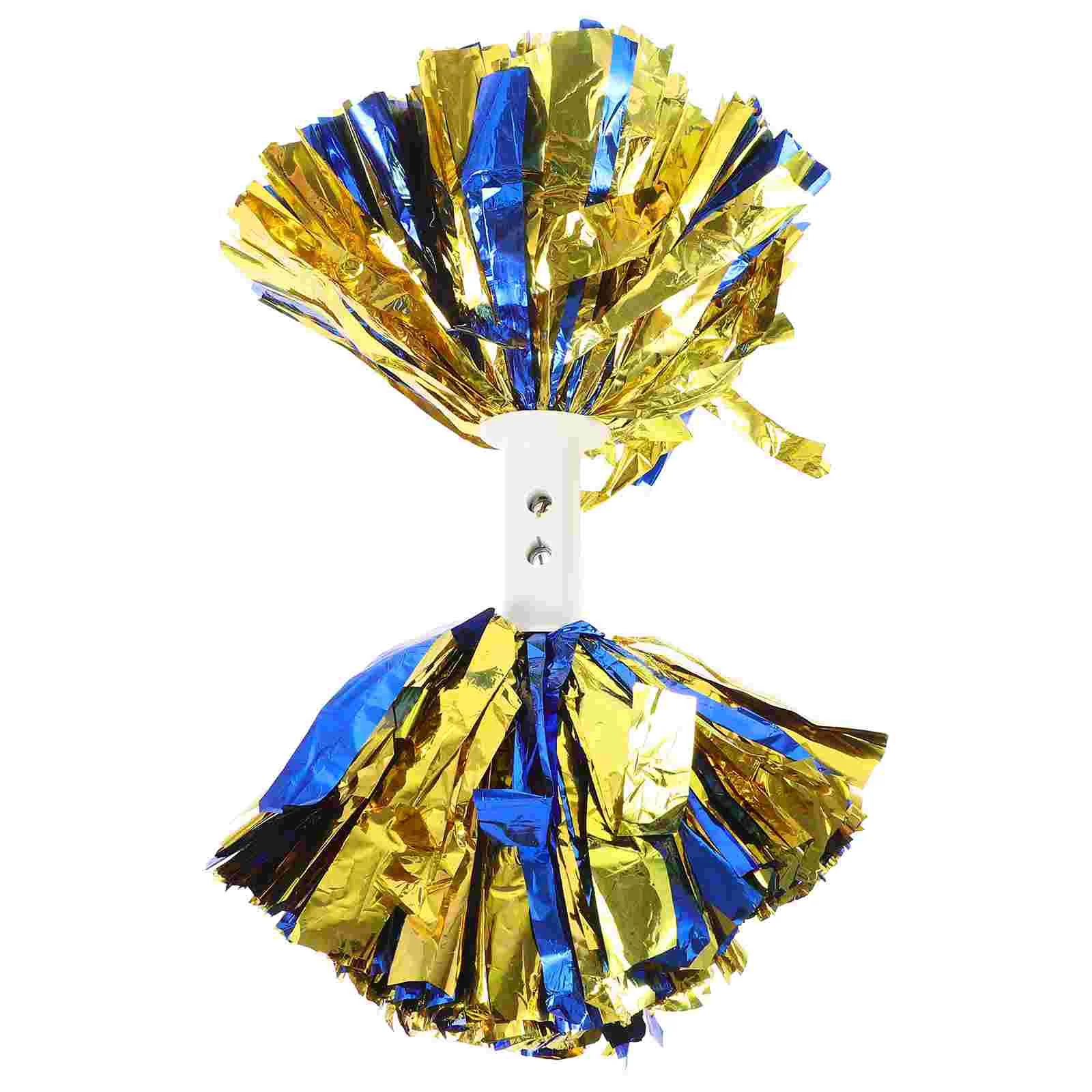 

Cheering Pompom Poms Cheerleader Costume Accessory Compact Cheerleading Pompoms Props Spirit Sticks Blue