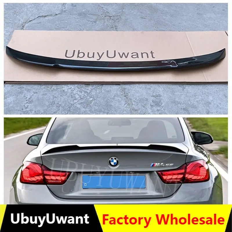

Задний спойлер для BMW F32 4 серии 428i 435i, утиный спойлер из углеродного волокна для багажника 4 серии 2-дверного купе 2013-2019