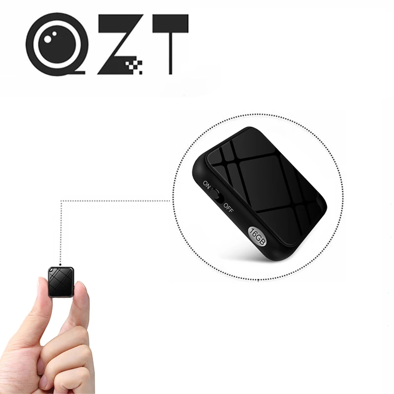 

QZT Small Voice Recorder MP3 Player Sound Activated Audio Recorder Professional Dictaphone Portable Mini Digital Voice Recorder