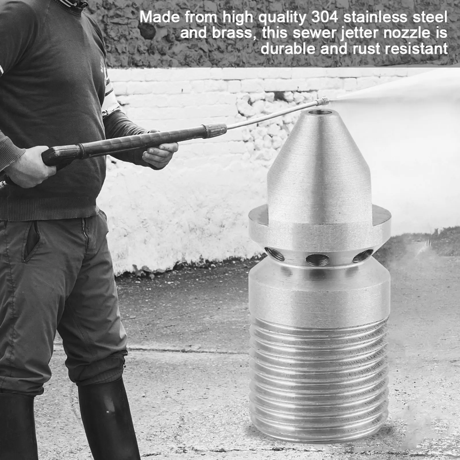 Дренажная Насадка Из Нержавеющей Стали SS304 Для Мойки Высокого Давления