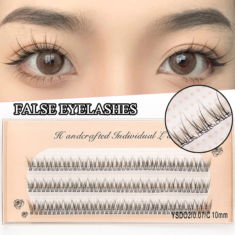 

Individual Comic Eye Eyelash Natural Fairy 3D Cluster Eyelashes Extension Professional Lash Grafting DIY Eye Makeup Women Beauty