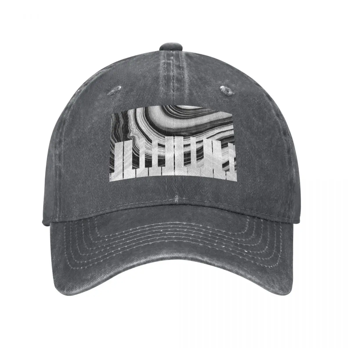 Marbled Music Art - Клавиши фортепиано Бейсбольная кепка Sharon Cummings новая шляпа Wild Ball Hat