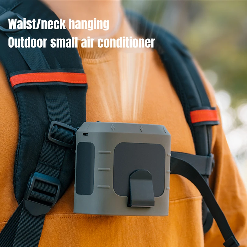

Outdoor Camping Portable Fan Charging USB Flashlight Hiking Waist Travel 8000mAh Battery Electric Air Fan Emergency Cooling With