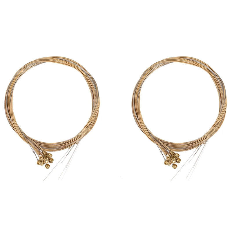 

24Pcs Durable Stainless Steel Guitar Strings Replacement 12 Strings Electric Guitar Strings Set