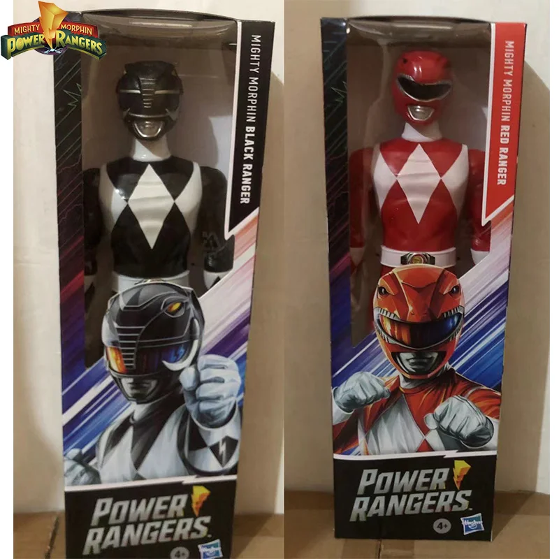 Mighty Morphin Power Rangers Red/black Ranger Action Figure Joint Movable Toy Model Figurine Collection Gift