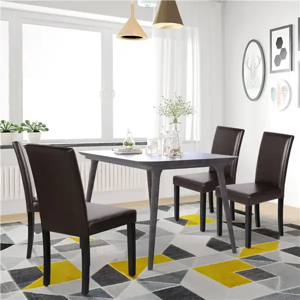 

Leather Dining Chair for , Set of 4,