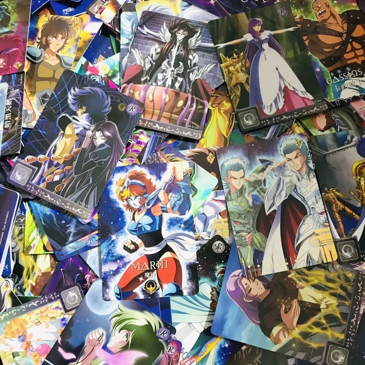 Фото Оригинальные KaYou Saint Seiya, 50 шт., случайные карты, персонаж Athena Seiya Shiryu Hyoga Shun3), Saga Aiolia Shaka Dokho Aiolos Camus №4