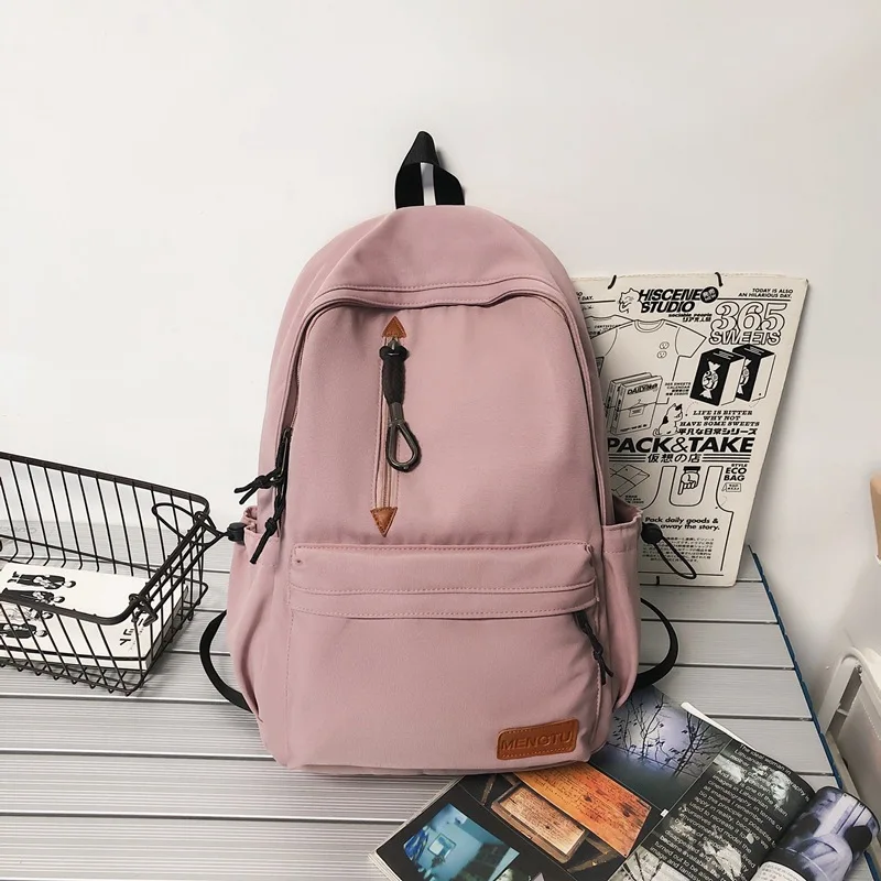 

Women's Backpack for School Teenagers Girls Boys Nylon Large Capacity Casual School Backpack Women