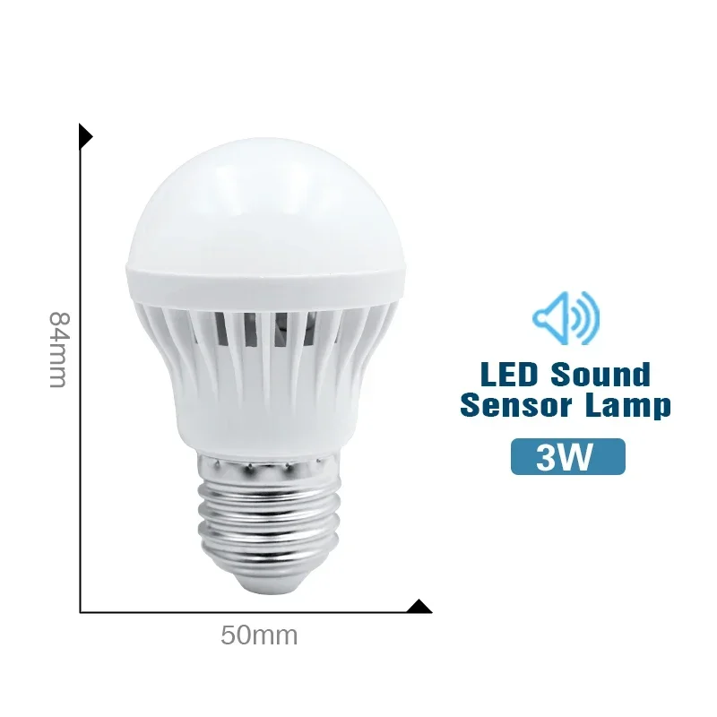 

LARZI Светодиодная лампа с датчиком движения 3W 5W 7W 9W 12W 220V E27