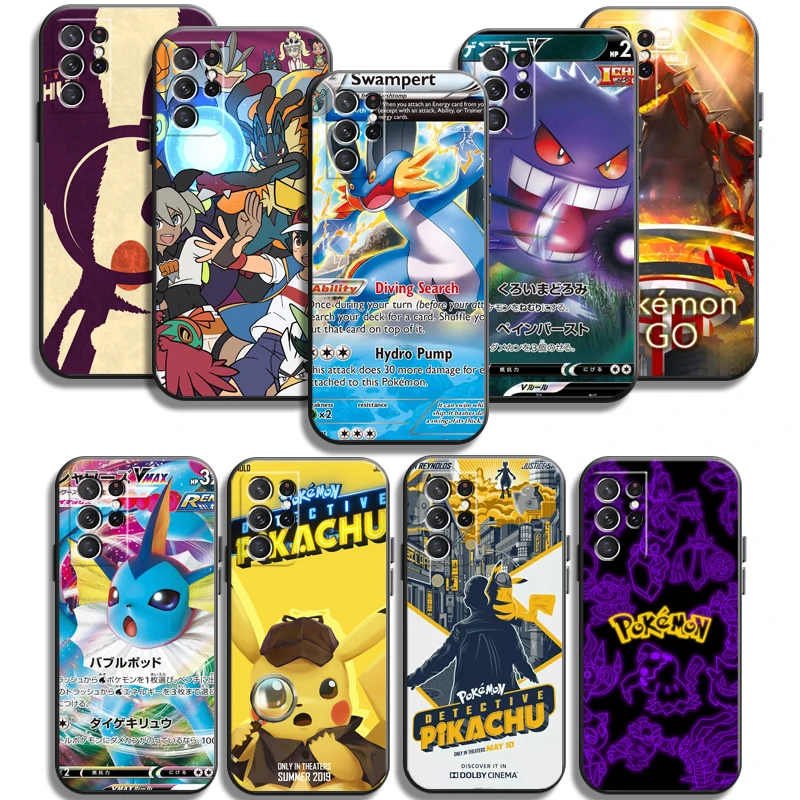 

Pokemon Pikachu Phone Cases For Samsung Galaxy A31 A32 4G A32 5G A42 5G A20 A21 A22 4G 5G Soft TPU Back Cover Coque Funda