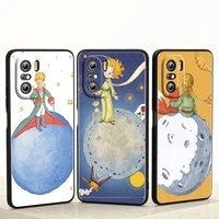 anime the little prince capa for redmi 10 k40 k30 ultra pro gaming 9t 9at 9a 9c 10x pro 10x go soft black phone case cover