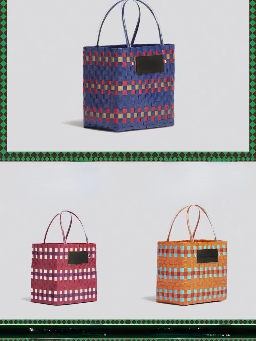 

Hand-Woven Shopping Basket Bath Basket Picking Basket Picnic Basket Portable Women's Bag 2022 New Vegetable Basket