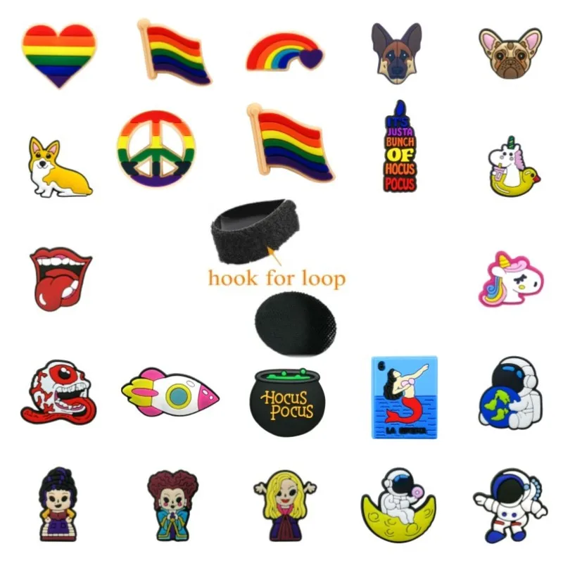 

1pcs Dog Astronaut Unicorn DIY Stickers PVC Patches for Bag Clothes Strong Stickers for HOOk&LOOP Bag Accessories Ornaments