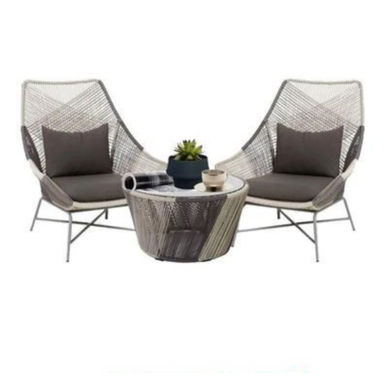 

Nordic Living Room Chairs House Furniture Custom Balcony Table And Chair Rattan Chair Creative Leisure Outdoor Rattan Chair
