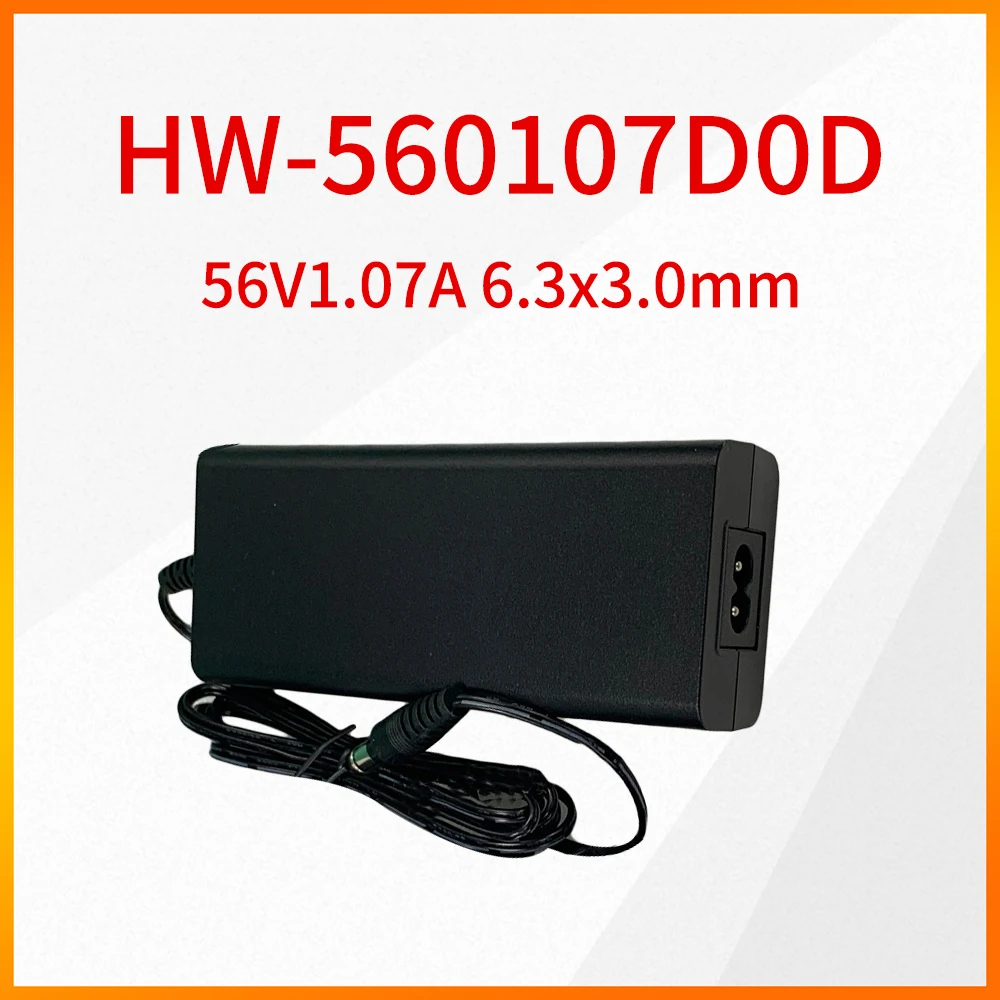 

Original HW-560107D0D 56V1.07A 6.3x3.0mm Power Adapter For Huawei AP7060DN 56V 1.07A Charging