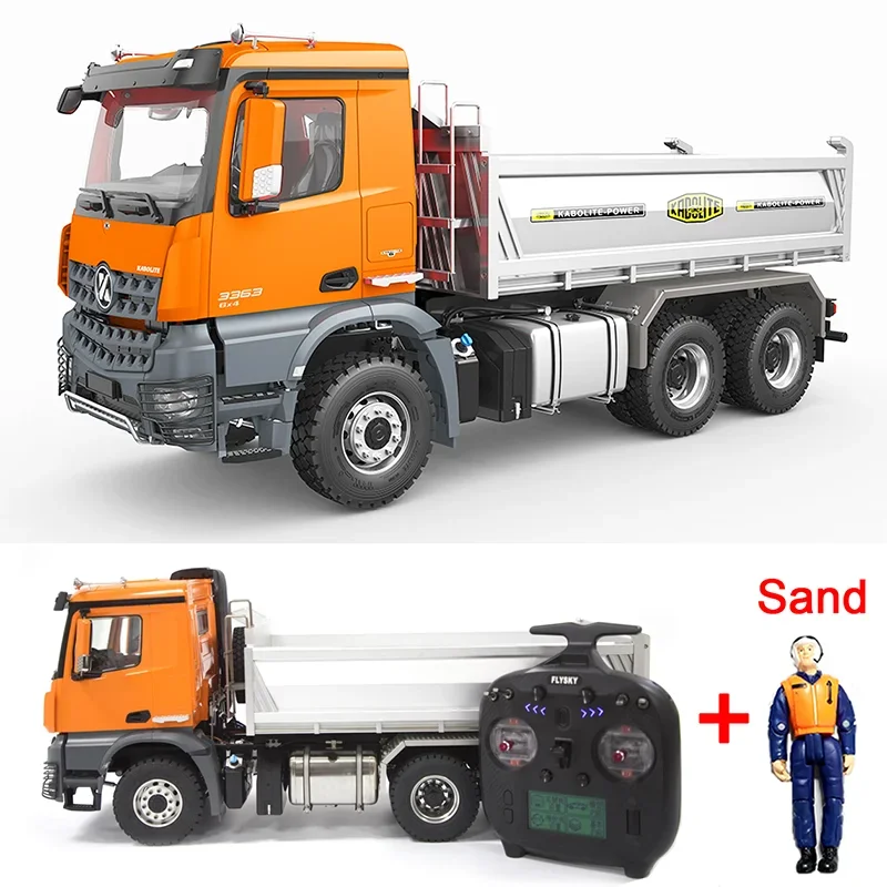 НОВЫЙ Kabolite K3363 1/14 6x4 Гидравлический самосвал Модель K3364 6*6 Двухскоростная
