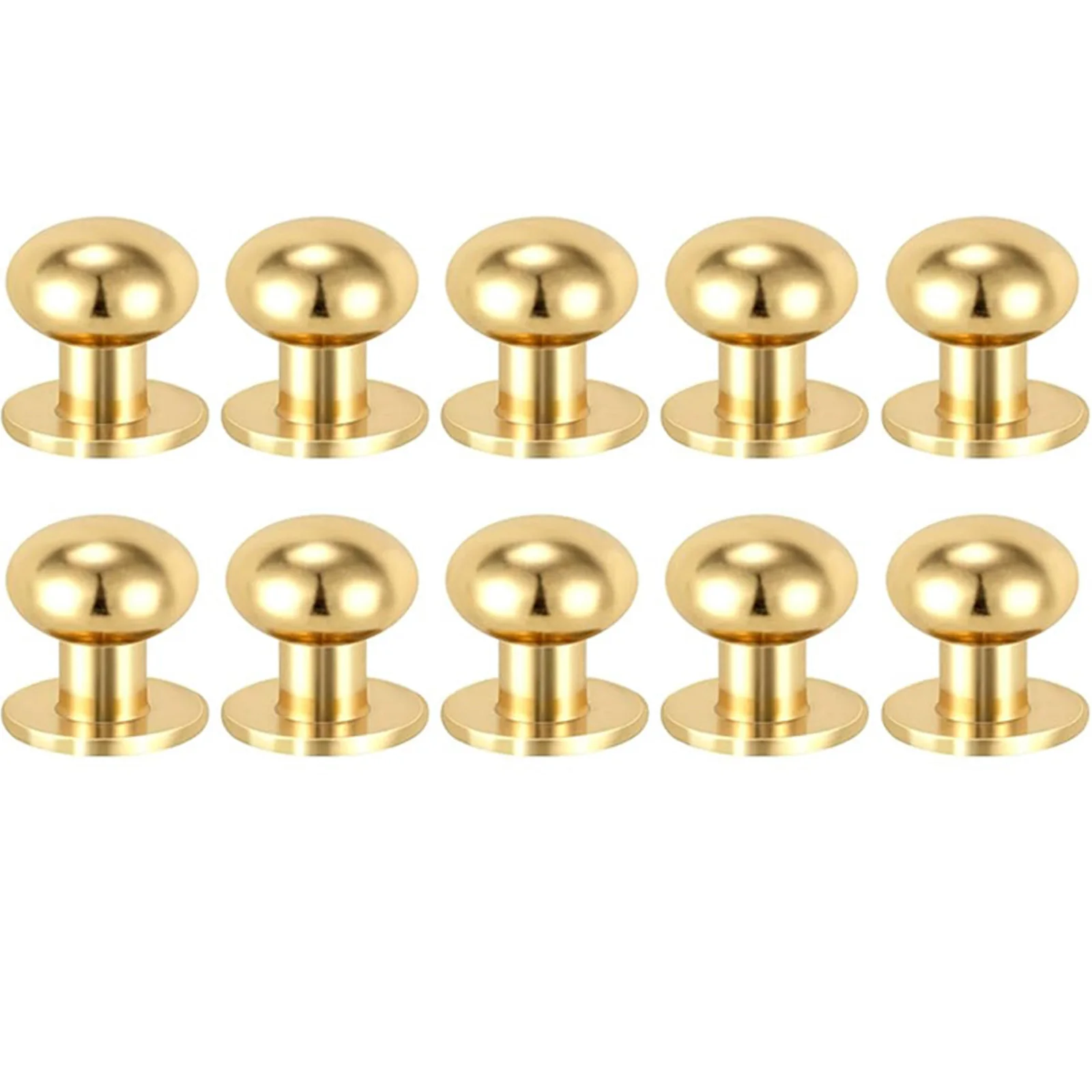 

Ручки для шкафов золотые мини 10 шт.