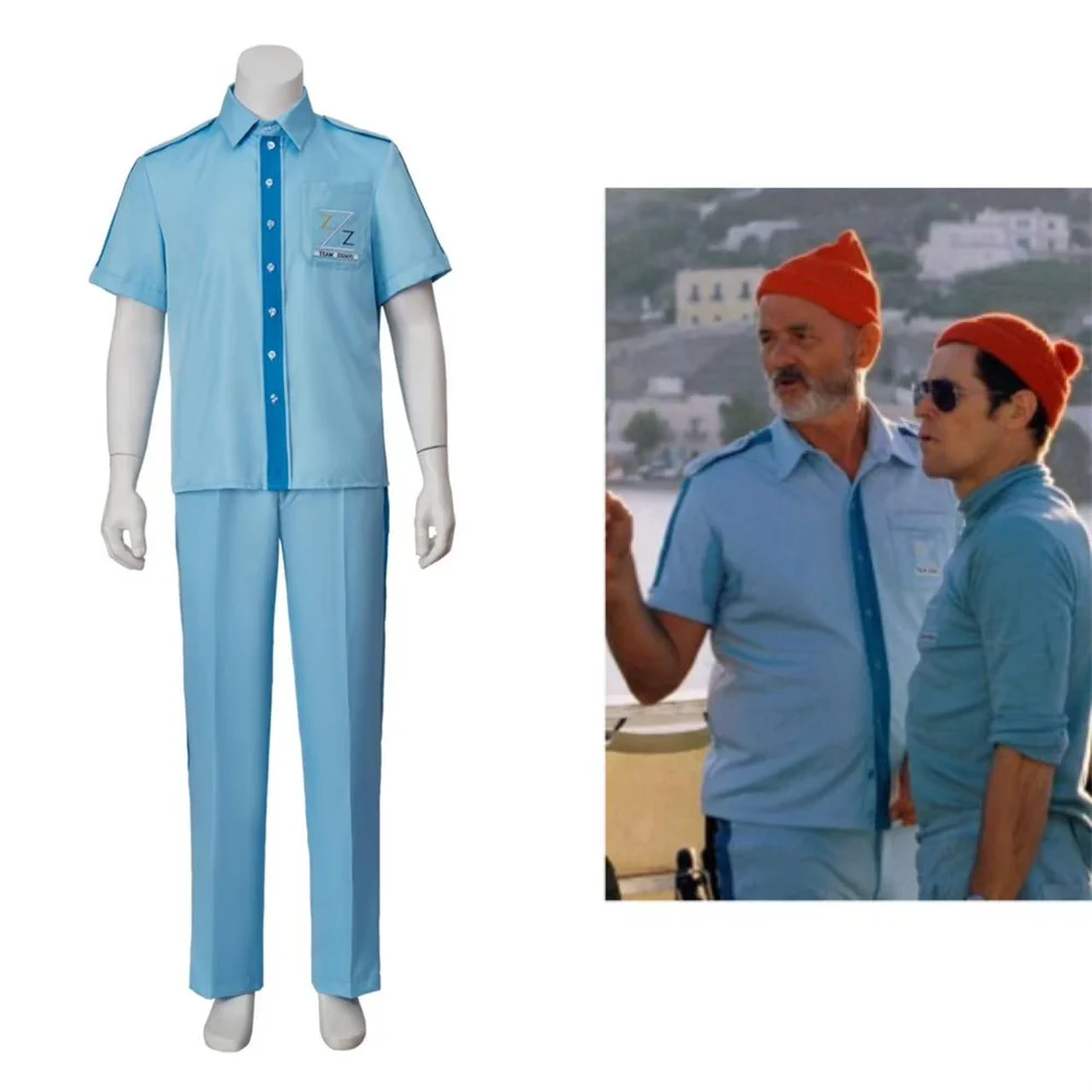 Капитан Стив Зассу Косплей Костюм Мужская Синяя ife Водная Униформа Хэллоуин