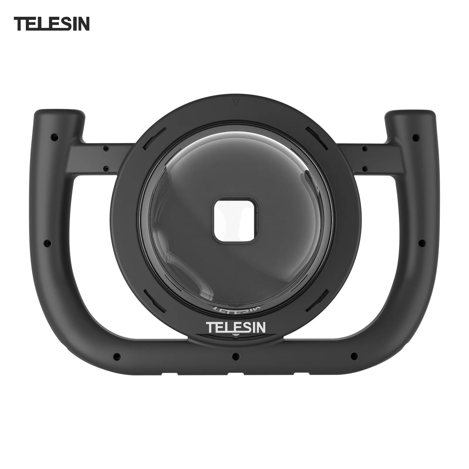 

TELESIN GP-DMP-T10 Waterproof Dome Port Replacement for GoPro Hero with 30M Waterproof Housing Dual Handle Stabilizer Diving Set