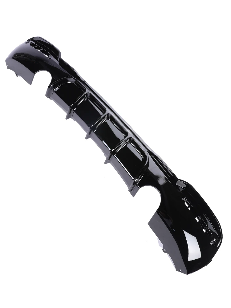 Фото Диффузор заднего бампера Carbon M Tech для BMW 3 серии GT F34 2013-2020 M-Performance, разветвитель бампера, задний диффузор поворота №4