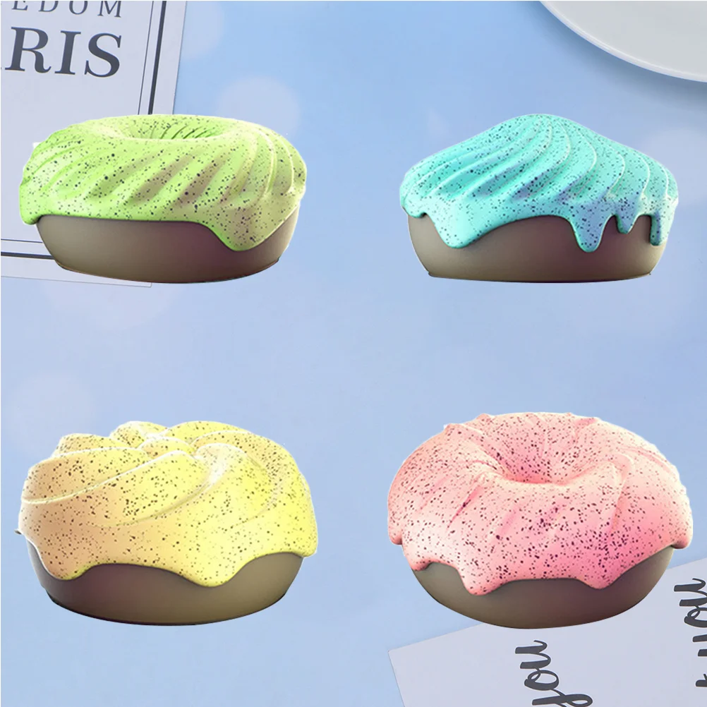 

4Pcs Air Cleaner Practical Doughnut Air Purifier Aromatherapy for Car