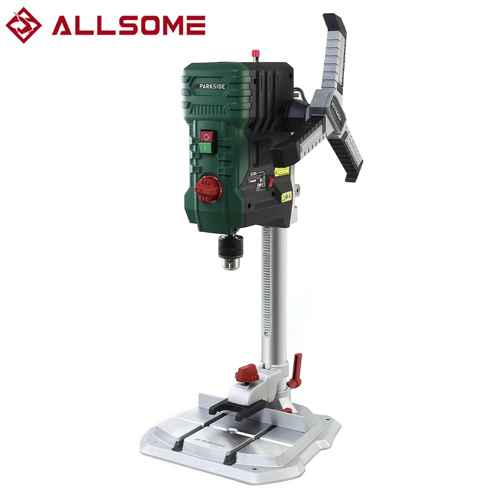 ALLSOME 950W 1.5-13mm Chuck Variable Speed Drill Press Electric Bench Drilling Machine With Laser Focus Quick Vise Punch Tool - купить по