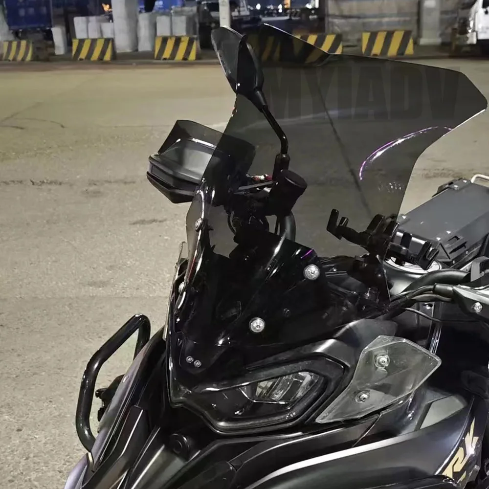 Фото Ветровое стекло для мотоциклов Benelli TRK702 TRK702X TRK 702 702X 2023 2024, защитный экран-спойлер, ветроотражатель №1