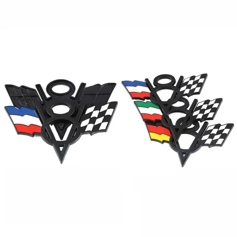 10 3x6 1 см V8 Франция Америка Италия Германия национальный флаг металлический кузов