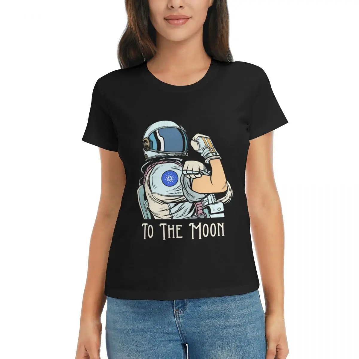 

Cardano We Can Do It AstronautTo The Moon ADA Space Man Xrp Motion Black Top Quality Tshirt Top quality Activity competition