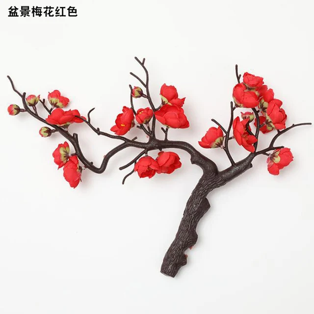 

Искусственные цветы YOMDID вишнево-красные