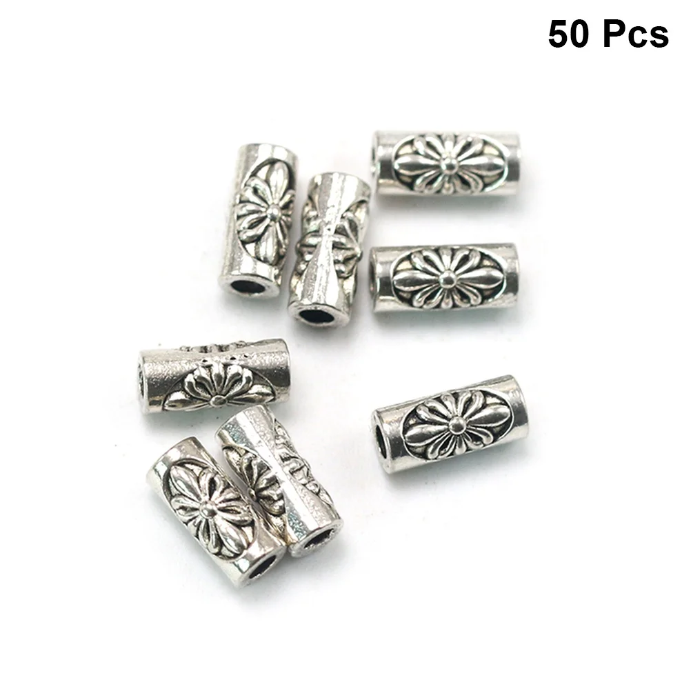 

50 Pcs Alloy Pendant Charm Jewelry Making Pendants Decorative Beads Manual Bracelet Charms