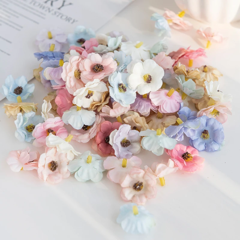 Mini Silk Daisy Heads