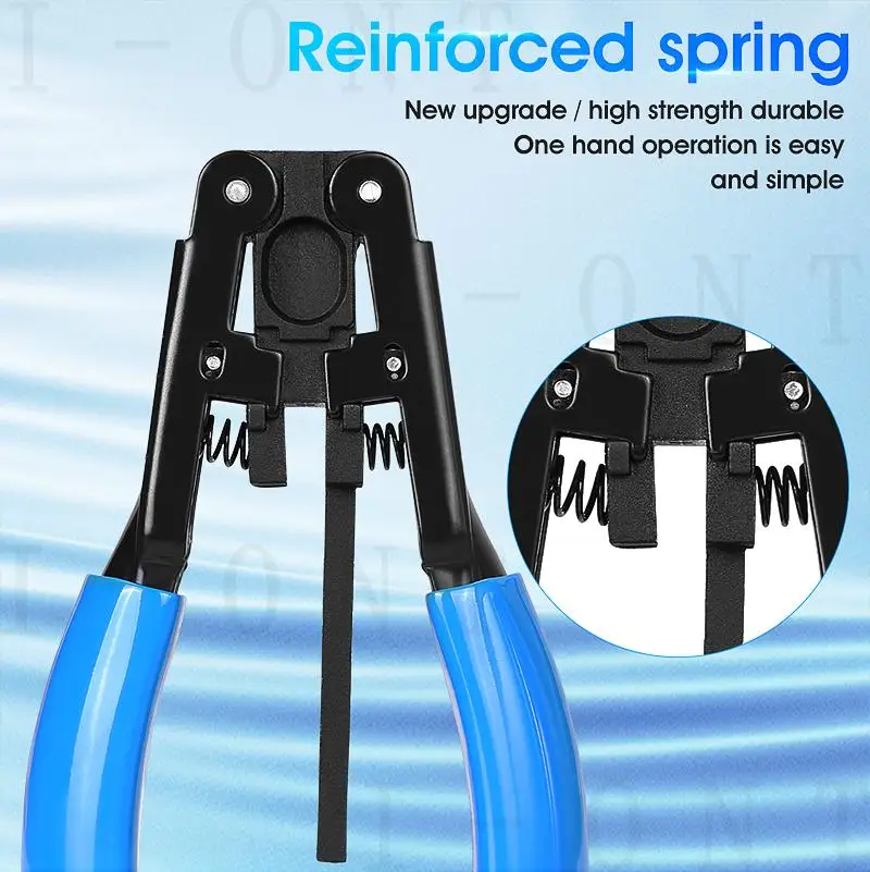 FTTH Optical Fiber Stripping Tool 5G Leather Cable Stripper Pliers 2.1*1.6mm Photoelectric Composite Cable Wire Stripper