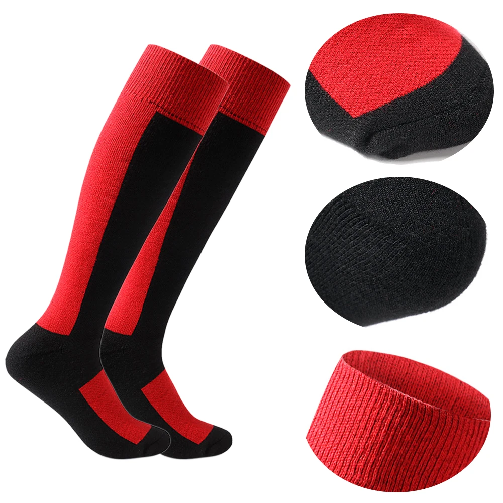 

Men Women Artificial Wool Outdoor Adult Winter Sports Anti Slip Soft Breathable Skateboard Long Skiing Sock Warm Thickened