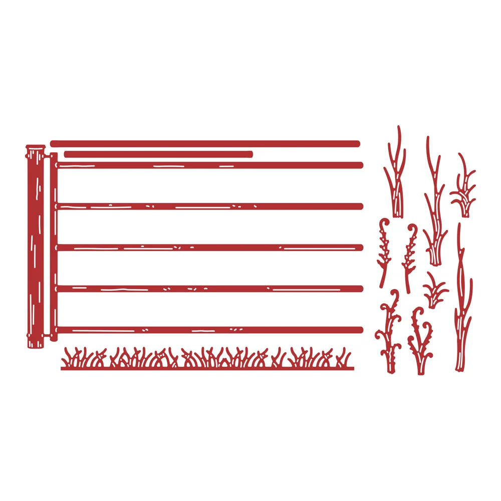 

Травяное ограждение металлические пресс-формы ремесло тиснение создание бумаги шаблон для изготовления поздравительных открыток сделай с...