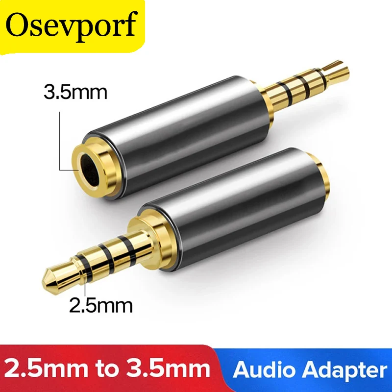 

Jack 3.5 mm to 2.5 mm Audio Adapter 2.5mm Male to 3.5mm Female Plug Connector for Aux Speaker Cable Headphones Micphone Adapter