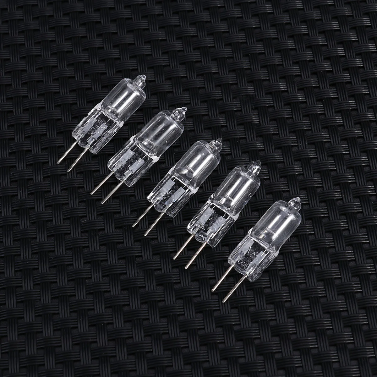 5 Pcs 20W 12V 2900K G4 Base Bi-Pin Crystal Lamp Halogen Bulbs for Cabinet Lighting Spotlight g4 light
