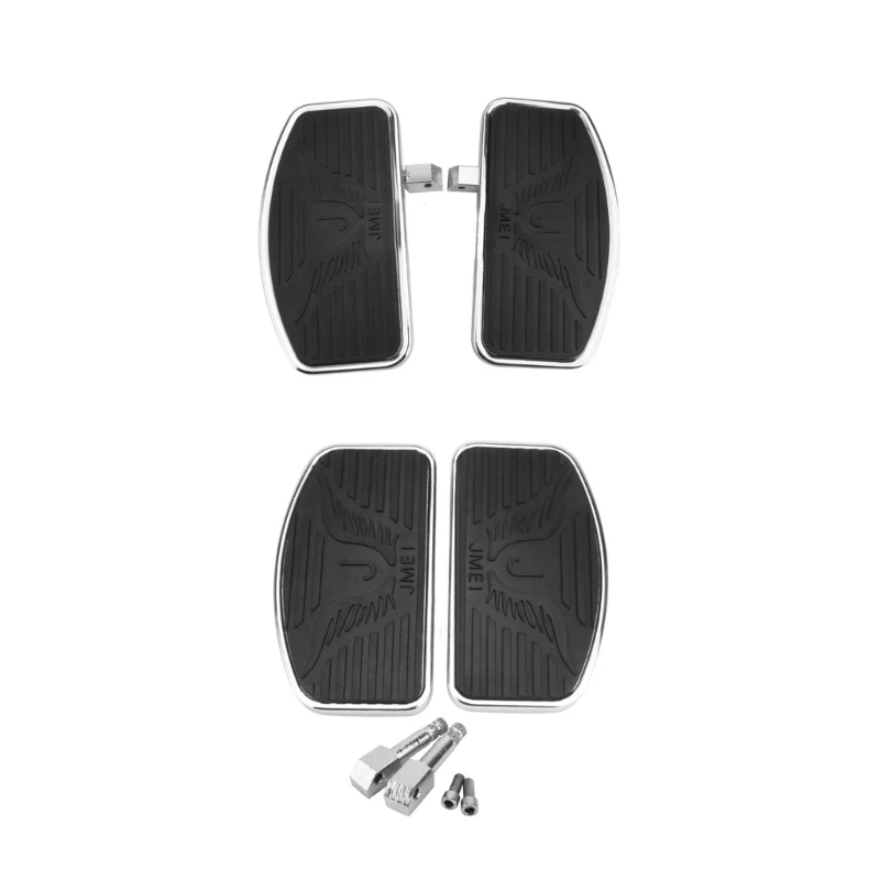 

Adjustable Rider Driver Passenger Foot Rest Pegs Universal Stainless Floorboards