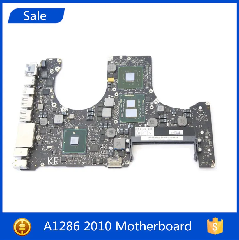 

Материнская плата A1286 для ноутбука MacBook Pro 15 дюймов, i5 2,4 ГГц 1286, материнская плата i7 2,4 820-2915-B