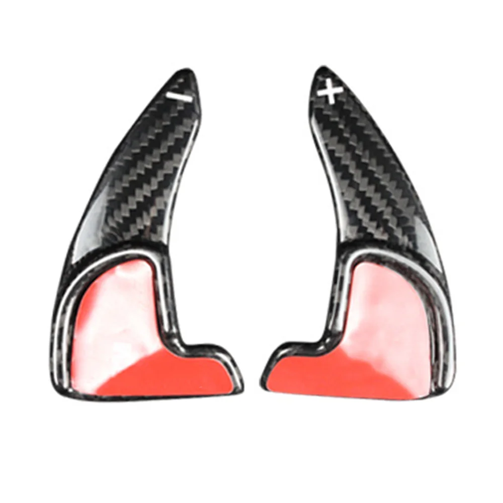 

Carbon Fiber Car Steering Wheel Paddle Shifter Cover for Dodge Challenger 2015-2020(Carbon Fiber)
