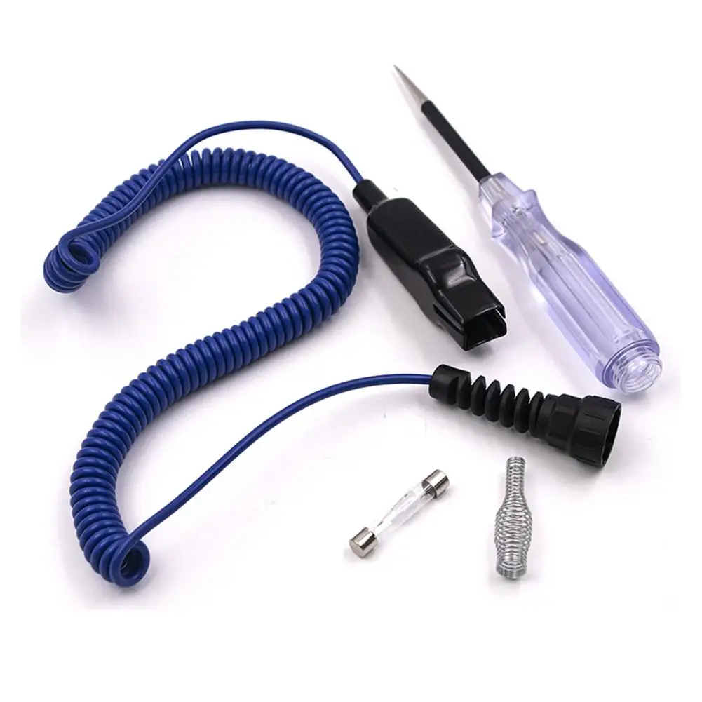 

Car Circuit Tester 6v-12v-24v Dc Automotive Voltage Test Tools Long Probes Tester With Indicator Light Auto Diagnostic Tools