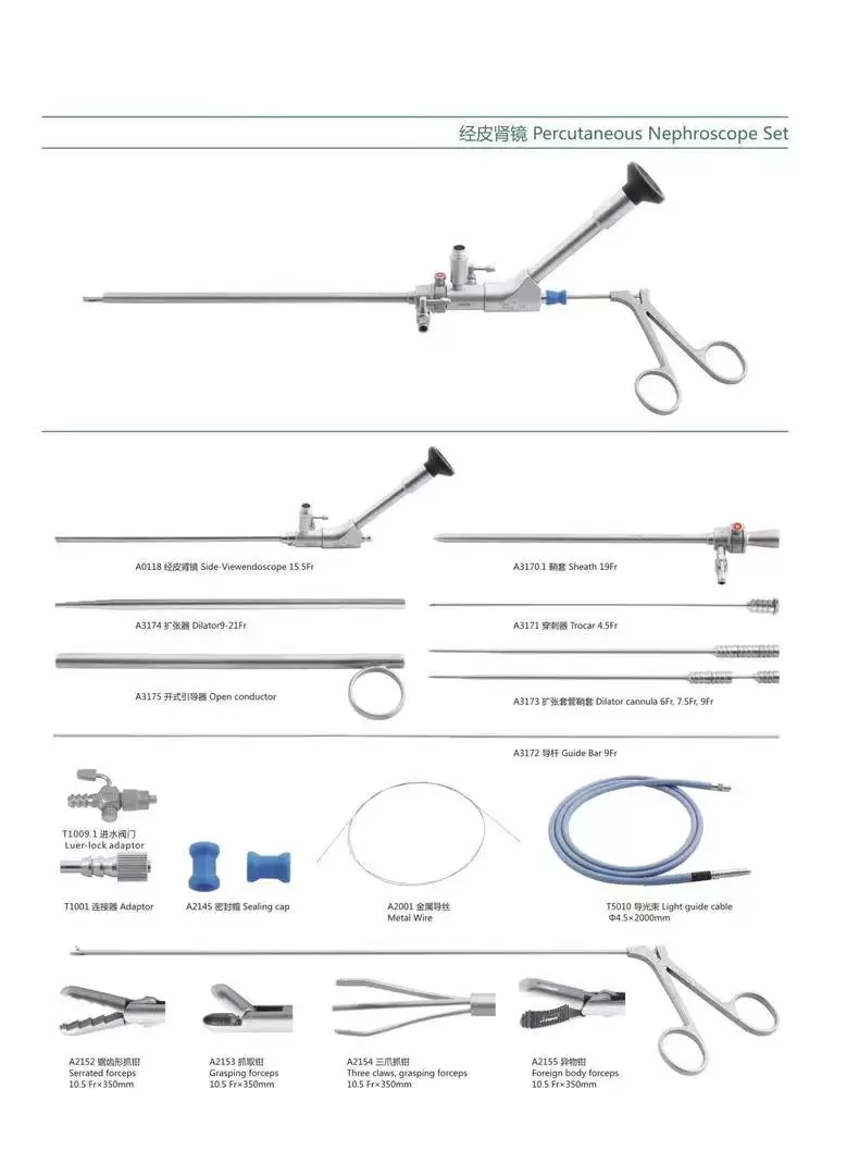 

Полный набор подкожного nephroscope