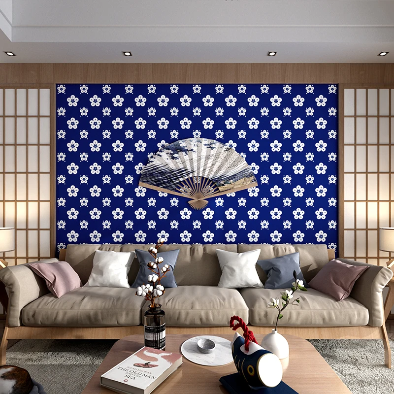 

Japanese Style Wallpaper Japanese Style Personality Ukiyo-e Wallpaper Living Room Decoration Wallpaper for Bedroom Walls ZS