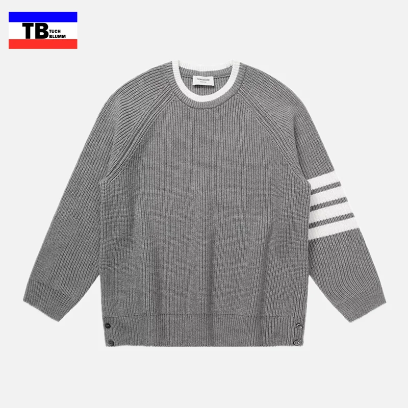 

TUCH BLUMM Thom Pullover Sweater Women Autumn Brand Four Bar Knitting Long Sleeve Warm TB Oversized Fashion Tops 2022 Women