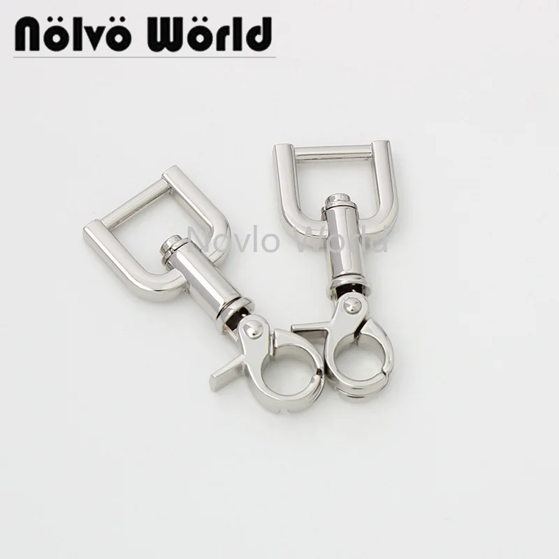 

10-50 pieces 2 colors 14mm 5/8" new metal squared snap hook clasp,dog collar swivel clasp clip for luxury purse strap hanger