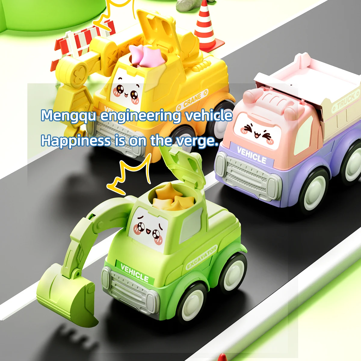 Детский Милый Мультяшный Автомобиль С Откатом Инерционное Снижение