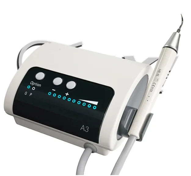

Dental Portable Ultrasound Unit Scaler Work with Air Compressor Portable Dental Unit Built-in Scaler Electric Carton Ce White